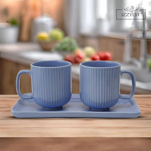 Peripheral Coffee Mug & Tray Set by IZZYLYF