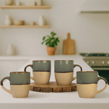 Rustic Charm' Ceramic Coffee Mugs Set of 2 by IZZYLYF