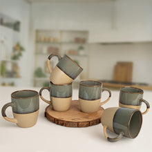 Rustic Charm' Ceramic Coffee Mugs Set of 2 by IZZYLYF