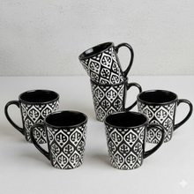 Leaf Design Ceramic Coffee Mug (200ml each)