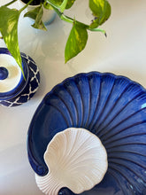 Sea Shell Platter Combo: 1pc Platter/Dip Bowl + 2pc Glam Blue Coffee Mugs