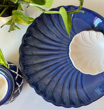 Sea Shell Platter Combo: 1pc Platter/Dip Bowl + 2pc Glam Blue Coffee Mugs