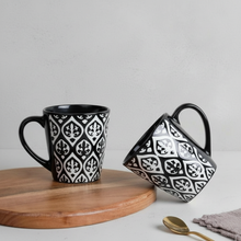 Leaf Design Ceramic Coffee Mug (200ml each)